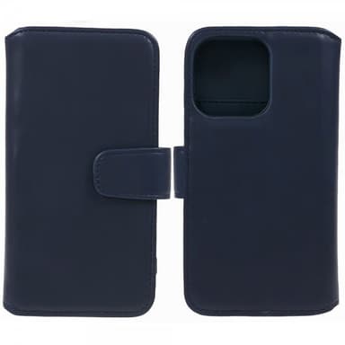 Nordic Covers iPhone 15 Pro Max Etui Essential Leather Heron Blue
