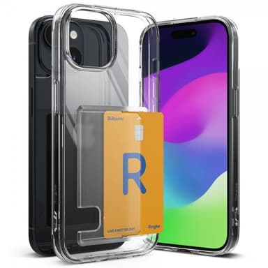 Ringke iPhone 15 Plus Deksel Fusion Card Clear