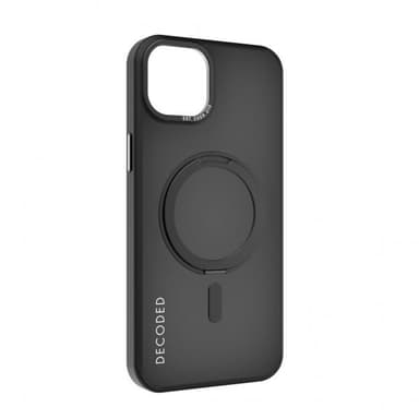 Decoded iPhone 15 Plus Deksel Recycled Plastic Transparant Loop Stand Back Cover Svart