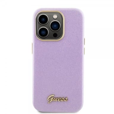 Guess iPhone 15 Pro Deksel Full Glitter Wrapped Lilac