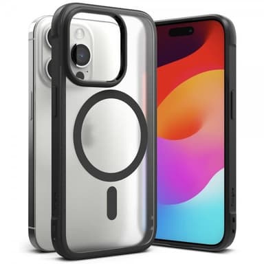 Ringke iPhone 15 Pro Deksel Fusion Bold Magnetic Matte Black
