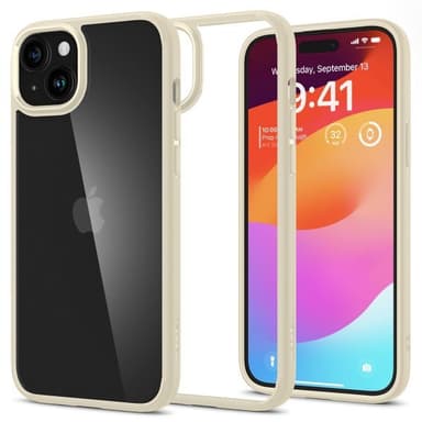Spigen iPhone 15 Deksel Ultra Hybrid Sand Beige