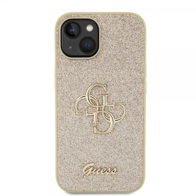 Guess iPhone 15 Deksel Fixed Glitter Gull