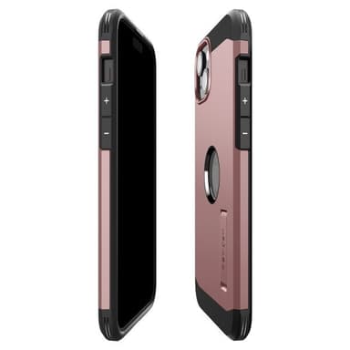 Spigen iPhone 15 Deksel Tough Armor MagFit Rose Gold