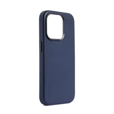 Decoded iPhone 15 Plus Deksel Leather Backcover True Navy