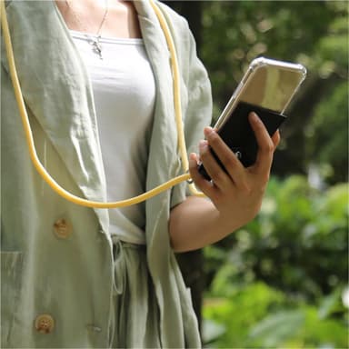 Samsung Galaxy NOTE 20 Deksel med Halskjede (gul)