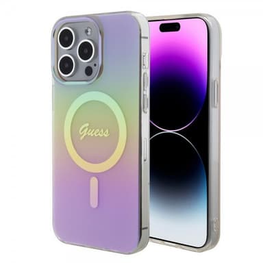 Guess iPhone 15 Pro Max Deksel Script MagSafe Rosa