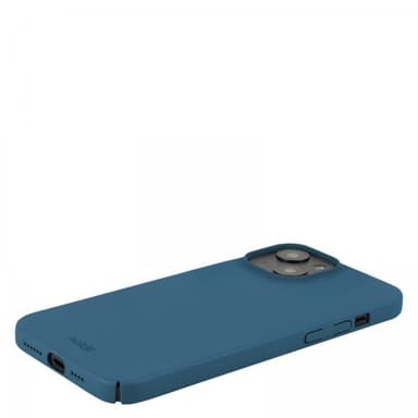 holdit iPhone 15 Plus Deksel Slim Case Denim Blue
