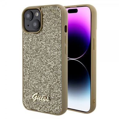 Guess iPhone 15 Deksel Square Mirror Gull