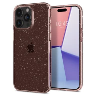 Spigen iPhone 15 Pro Deksel Liquid Crystal Glitter Rose Quartz