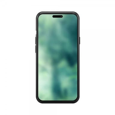 XQISIT iPhone 15 Plus Deksel Silicone Case Svart