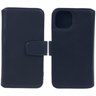 Nordic Covers iPhone 15 Plus Etui Essential Leather Heron Blue