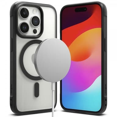Ringke iPhone 15 Pro Deksel Fusion Bold Magnetic Matte Black