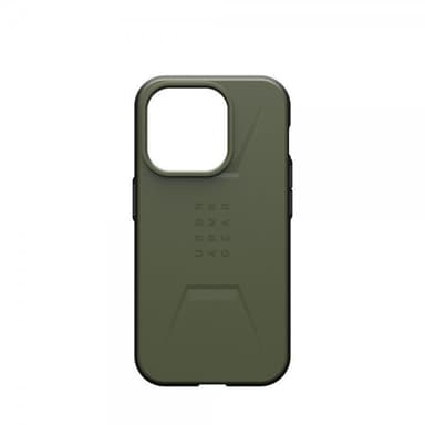 Urban Armor Gear (UAG) iPhone 15 Pro Deksel Civilian MagSafe Olive Drab