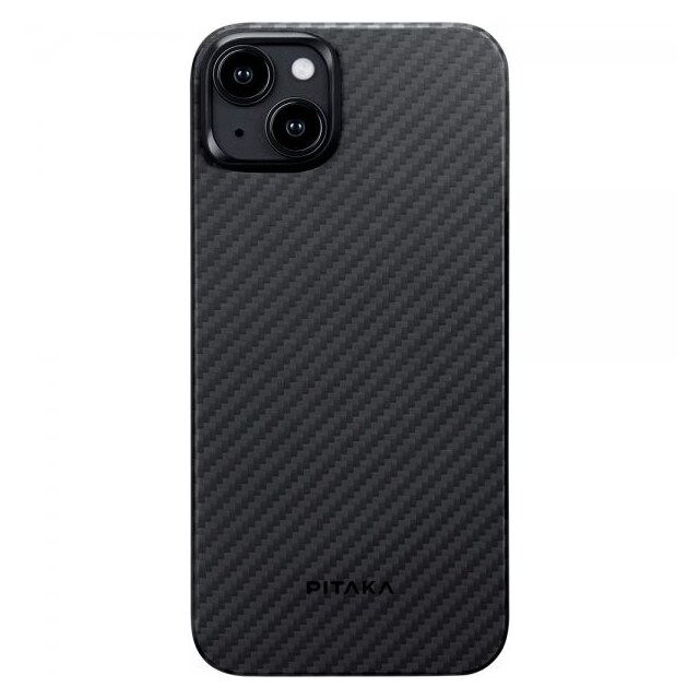 Pitaka iPhone 15 Deksel MagEZ Case 4 Black/Grey Twill