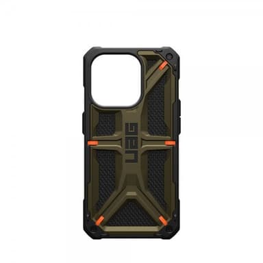 Urban Armor Gear (UAG) iPhone 15 Pro Deksel Monarch Kevlar Element Green