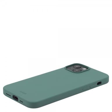 holdit iPhone 15 Plus Deksel Silikon Moss Green