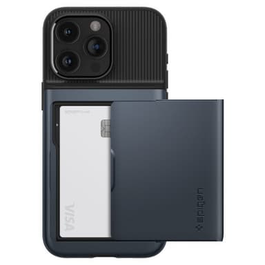 Spigen iPhone 15 Pro Max Deksel Slim Armor CS Metal Slate