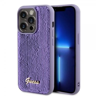 Guess iPhone 15 Pro Max Deksel Sequin Lilla