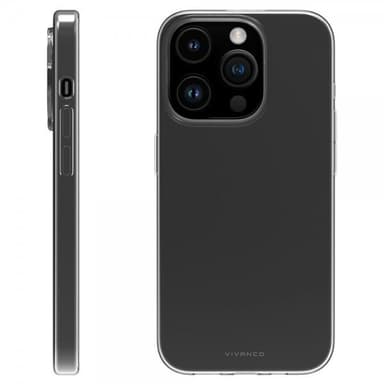 Vivanco iPhone 15 Pro Deksel Slim TPU Transparent