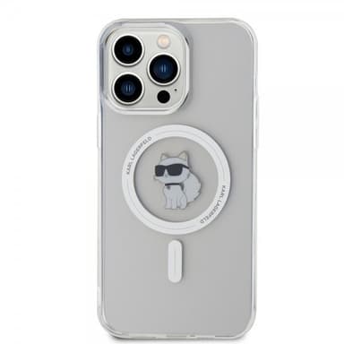 Karl Lagerfeld iPhone 15 Pro Max Deksel Choupette MagSafe Transparent