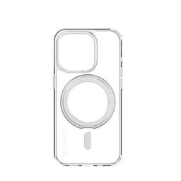 Decoded iPhone 15 Pro Deksel Recycled Plastic Transparant Loop Stand Back Cover Klar