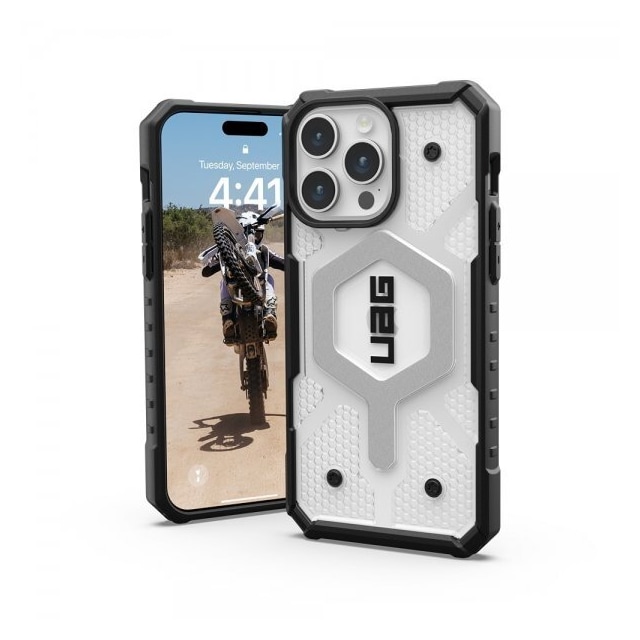 Urban Armor Gear (UAG) iPhone 15 Pro Max Deksel Pathfinder MagSafe Ice