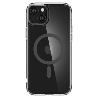 Spigen iPhone 15 Deksel Ultra Hybrid MagFit Graphite