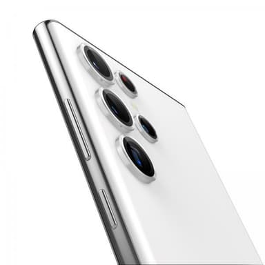 Spigen Samsung Galaxy S22 Ultra Linsebeskyttelse GLAS.tR EZ Fit Optik Pro 2-pakning Phantom White