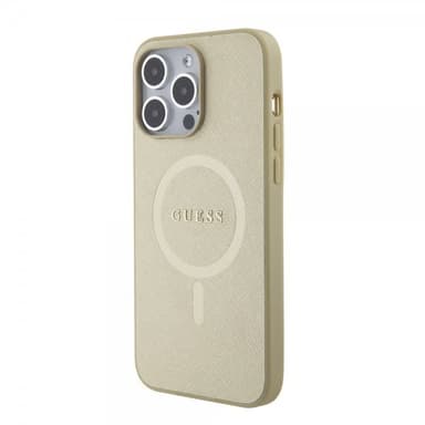 Guess iPhone 15 Pro Max Deksel Saffiano MagSafe Beige