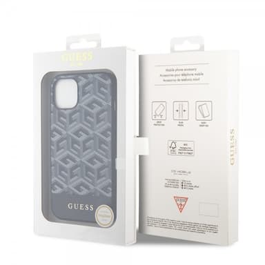 Guess iPhone 15 Deksel G Cube MagSafe Svart