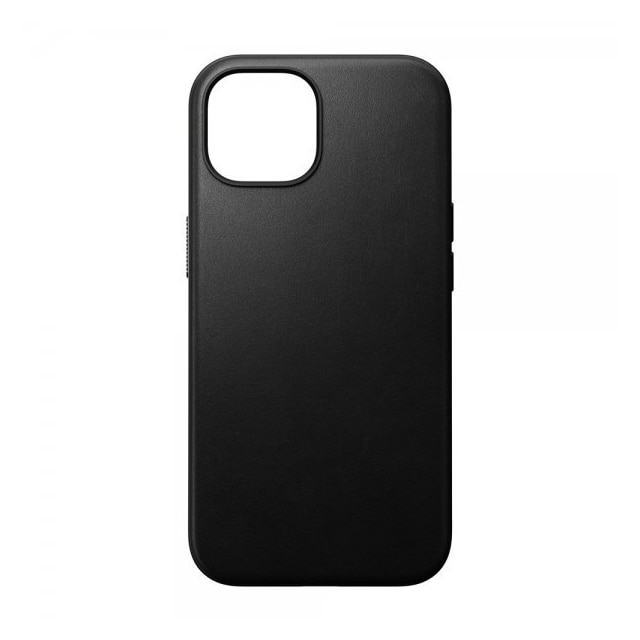 NOMAD iPhone 15 Deksel Modern Leather Case Svart