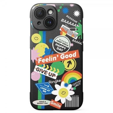 Ringke iPhone 15 Deksel Onyx Design Sticker