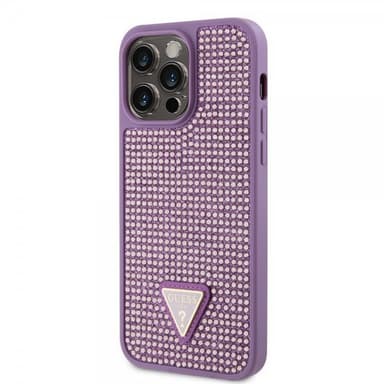 Guess iPhone 15 Pro Max Deksel Rhinestone Lilla