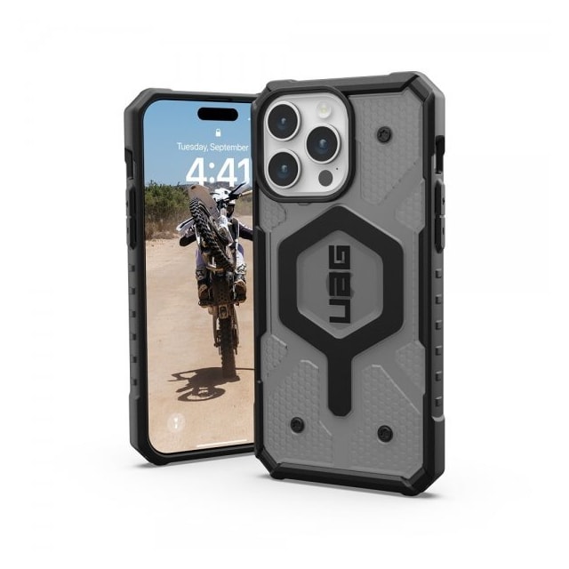 Urban Armor Gear (UAG) iPhone 15 Pro Max Deksel Pathfinder MagSafe Ash
