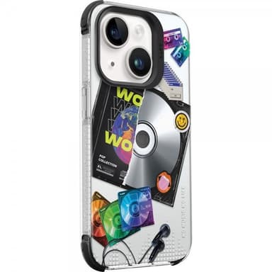 LAUT iPhone 15 Deksel POP RETRO MUSIC MagSafe