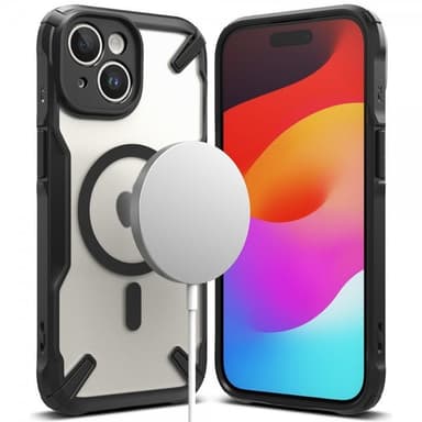 Ringke iPhone 15 Plus Deksel Fusion X Magnetic Matte Black