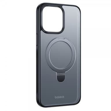 Baseus iPhone 15 Plus Deksel Smart Ring Series MagSafe Svart