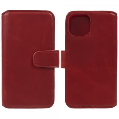 Nordic Covers iPhone 15 Plus Etui Essential Leather Poppy Red