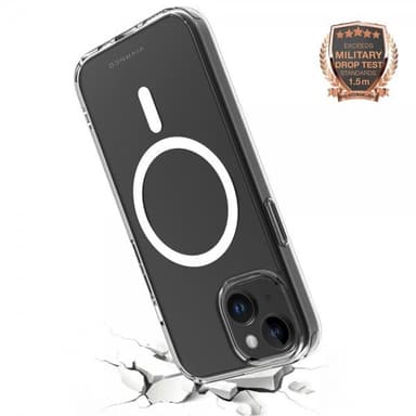 Vivanco iPhone 15 Deksel Mag Steady Transparent
