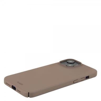 holdit iPhone 15 Plus Deksel Slim Case Mocha Brown