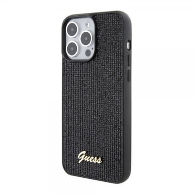 Guess iPhone 15 Pro Max Deksel Square Mirror Svart