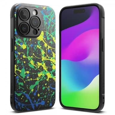 Ringke iPhone 15 Pro Deksel Onyx Design Action Painting