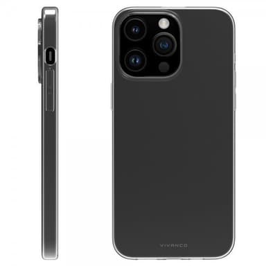 Vivanco iPhone 15 Pro Max Deksel Slim TPU Transparent