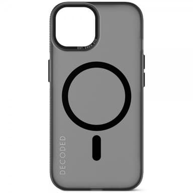 Decoded iPhone 15 Deksel Recycled Plastic Clear Case Transparent Svart