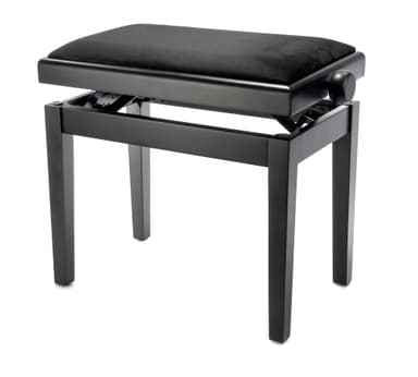BandMate Christian Piano Bench Deluxe (Matt Black)