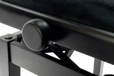 BandMate Christian Piano Bench Deluxe (Matt Black)