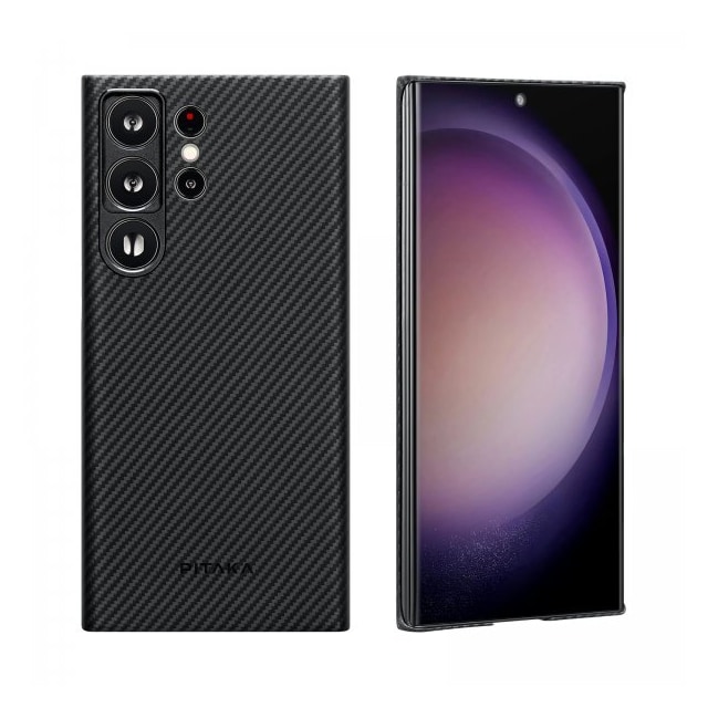 Pitaka Samsung Galaxy S23 Ultra Deksel MagEZ Case 3 Black/Grey Twill