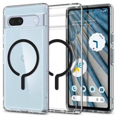 Spigen Google Pixel 7a Deksel Ultra Hybrid OneTap Ring MagFit Svart