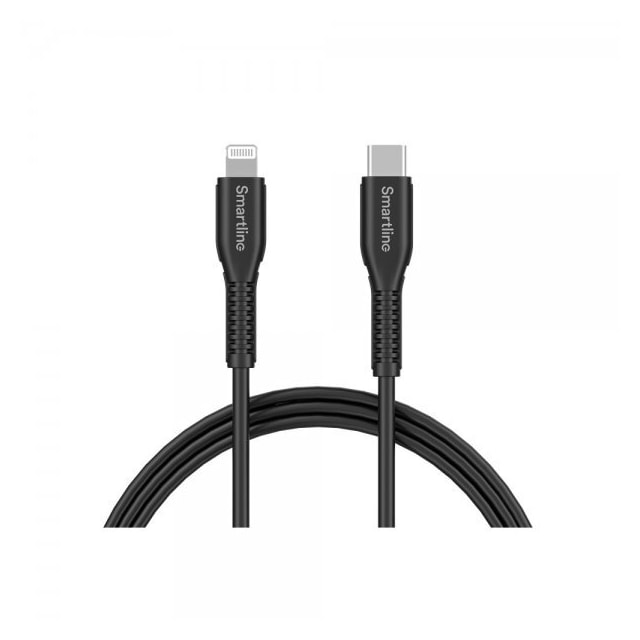 Smartline Kabel USB-C til Lightning Strong Cable 2m Svart